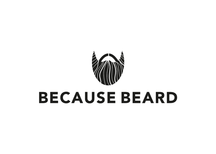 Logo design for a beard themed Facebook page