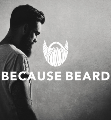 Logo design for a beard themed facebook page