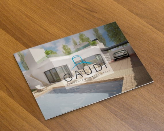 Dossier design for a property promotions company