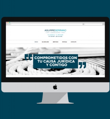 Web design for a lawyer in Madrid