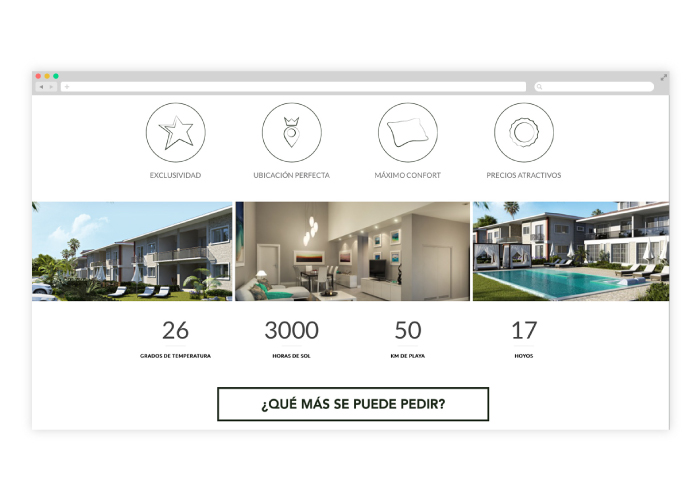 Website design for property in the Caribbean