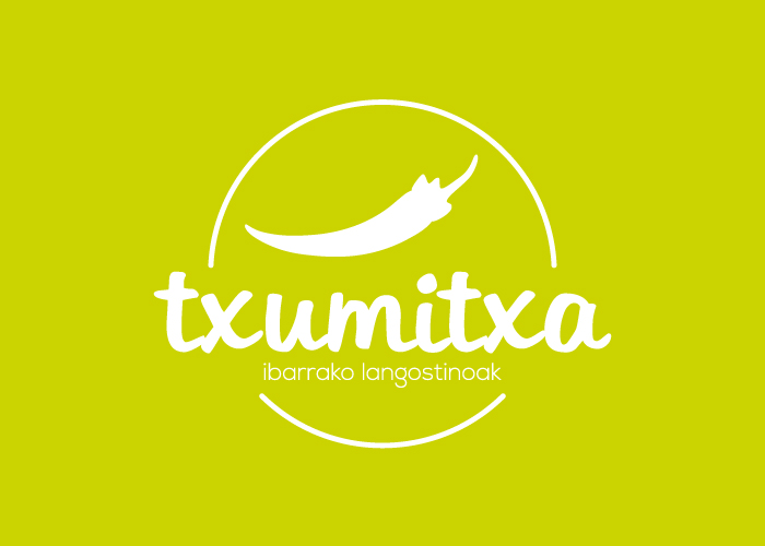 Logo design for a pickle brand in the Basque Country