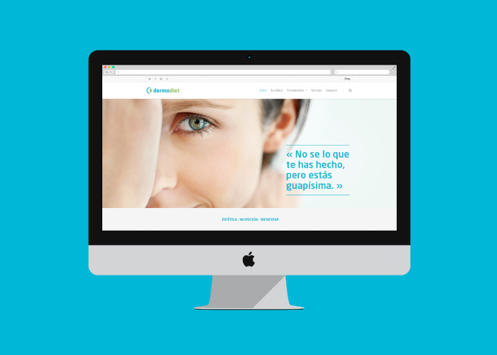 Web design and development for an aesthetic medicine company