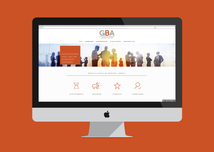 Web design for a labour law firm in Malaga